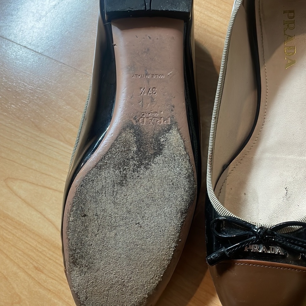Prada leather ballet flats - Picture 3 of 5